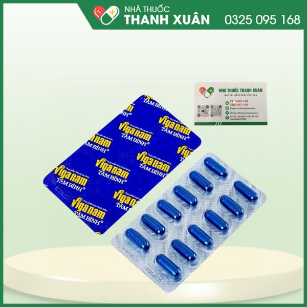 Viganam Tâm Bình - Hỗ trợ bổ thận tráng dương, tăng cường sinh lực